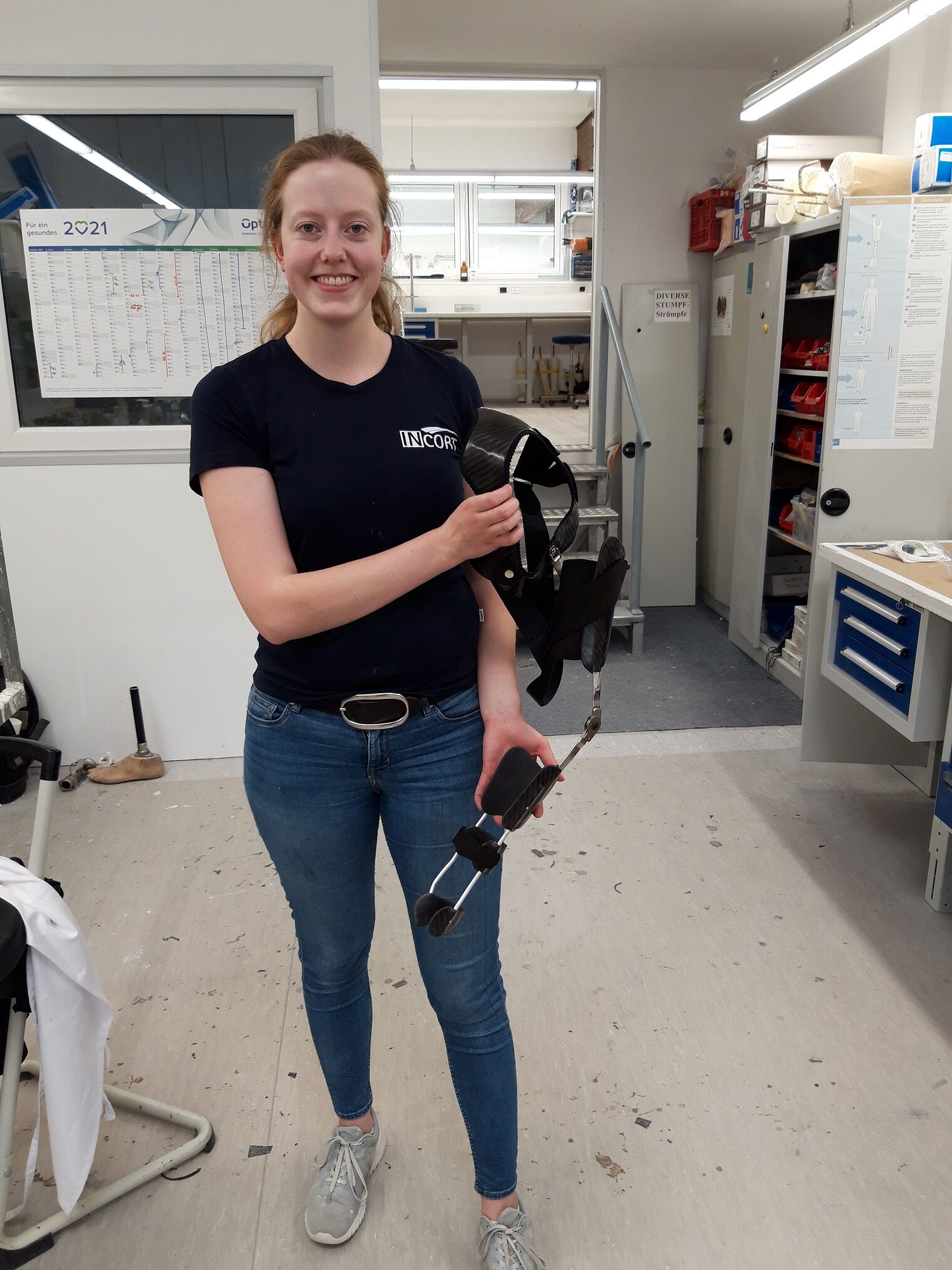 Paula Junge ist Deutschlands beste Orthopädietechnik-Mechanikerin.