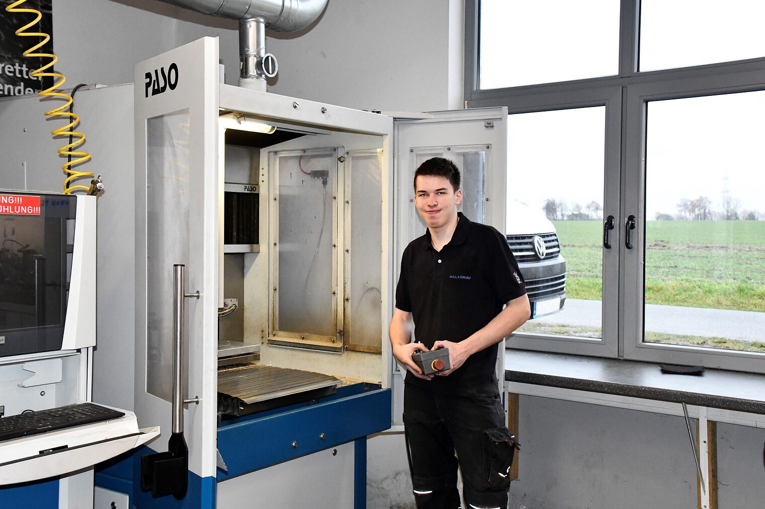 Graveur Heinrich Surburg hat die Gute Form im Handwerk gewonnen. 
