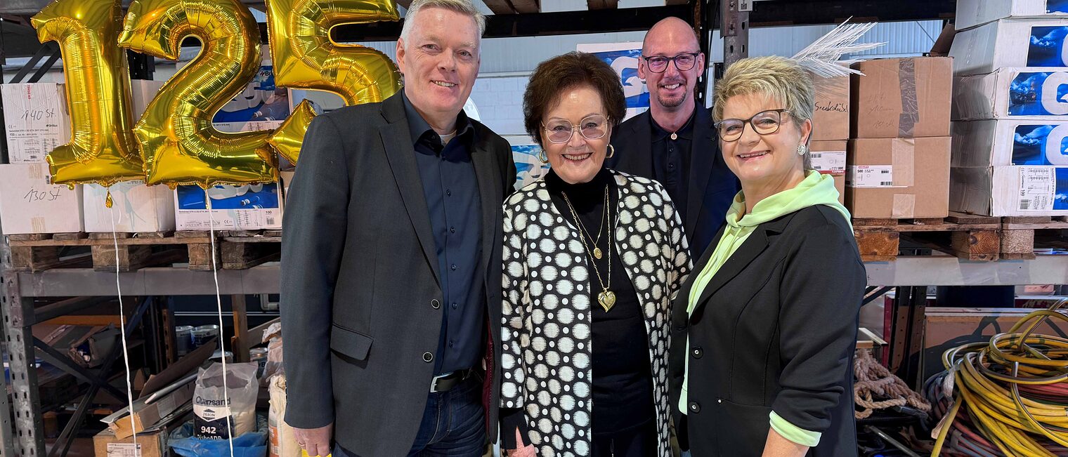 Carsten Drewitz, Heidi Drewitz, Jens Dobberkau und Ellen Drewitz (v.l.).