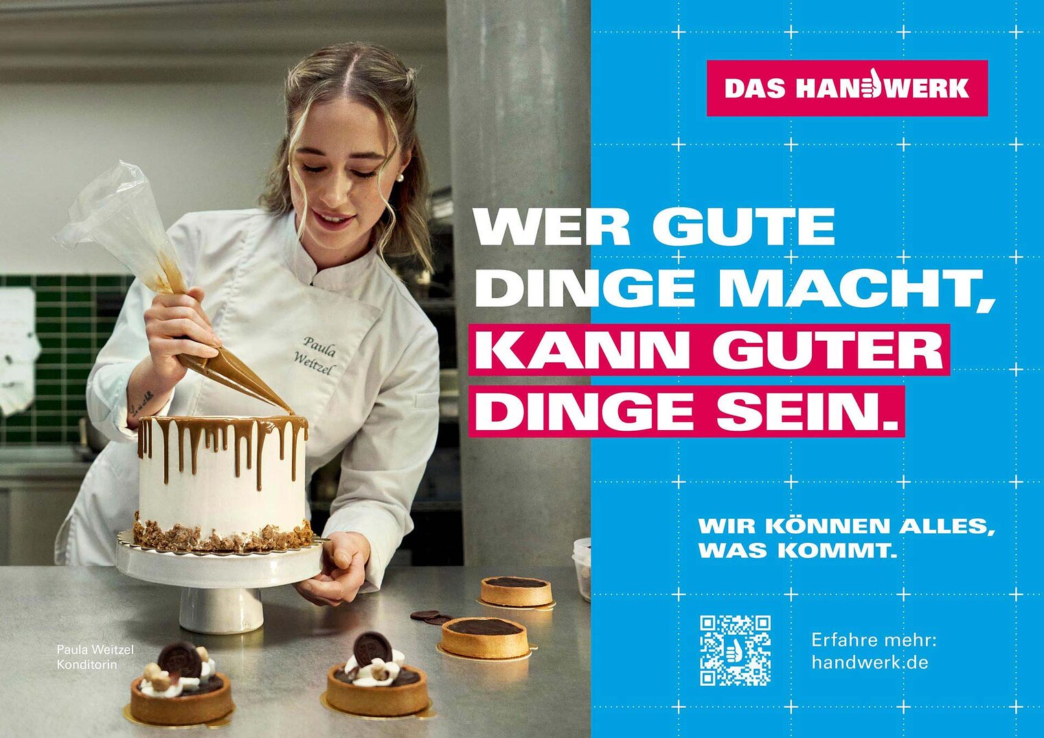 Imagekampagnen-Plakat "WER GUTE DINGE MACHT, KANN GUTER DINGE SEIN."